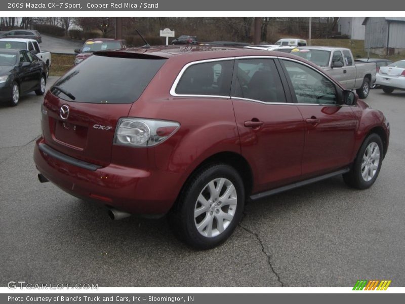 Copper Red Mica / Sand 2009 Mazda CX-7 Sport