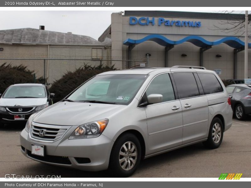 Alabaster Silver Metallic / Gray 2010 Honda Odyssey EX-L