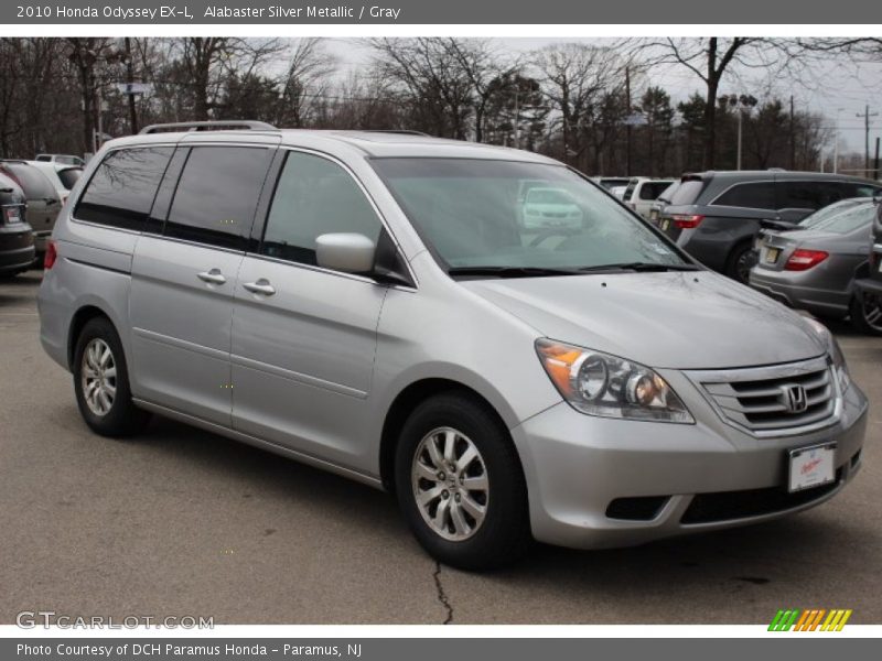 Alabaster Silver Metallic / Gray 2010 Honda Odyssey EX-L