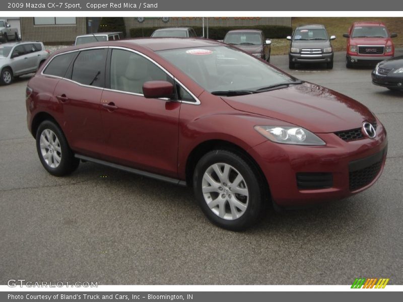 Copper Red Mica / Sand 2009 Mazda CX-7 Sport