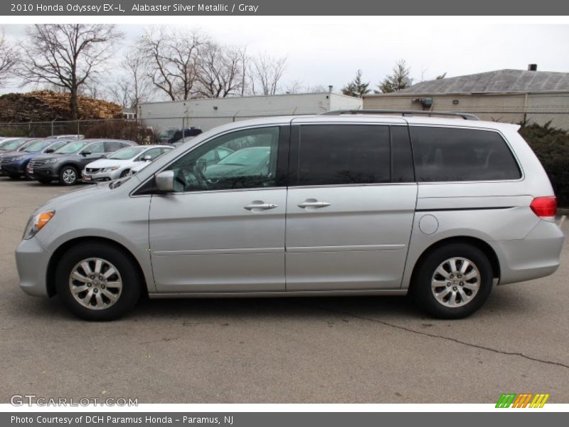 Alabaster Silver Metallic / Gray 2010 Honda Odyssey EX-L