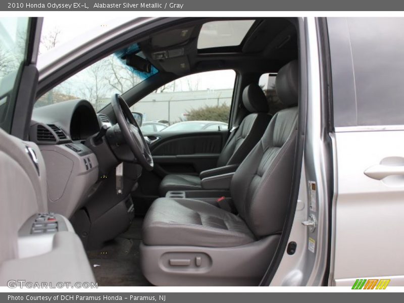 Alabaster Silver Metallic / Gray 2010 Honda Odyssey EX-L
