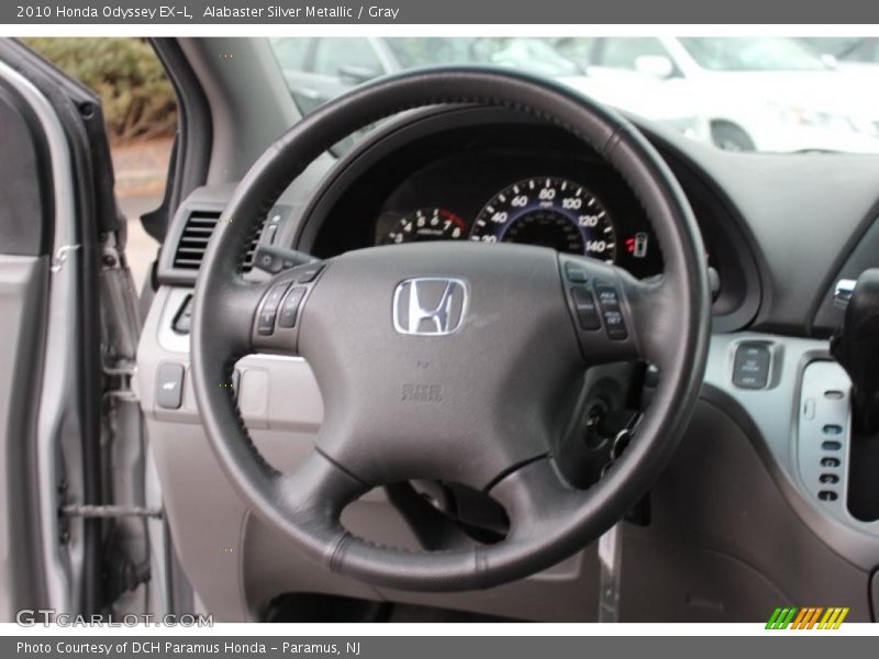 Alabaster Silver Metallic / Gray 2010 Honda Odyssey EX-L