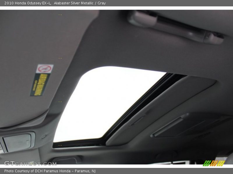Alabaster Silver Metallic / Gray 2010 Honda Odyssey EX-L
