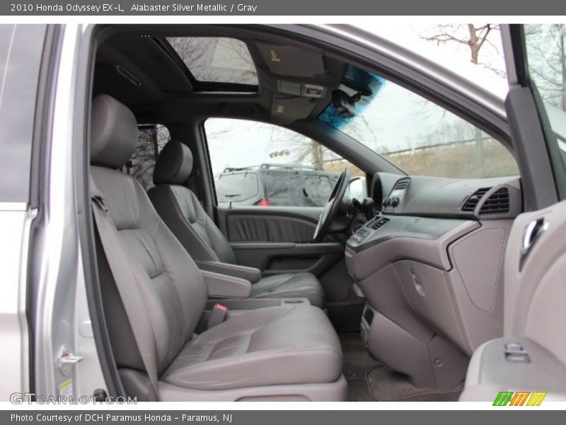 Alabaster Silver Metallic / Gray 2010 Honda Odyssey EX-L