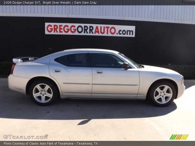 Bright Silver Metallic / Dark Slate Gray 2008 Dodge Charger SXT