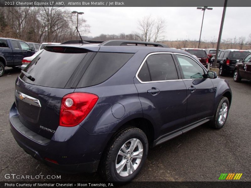 Atlantis Blue Metallic / Jet Black 2013 Chevrolet Equinox LT AWD