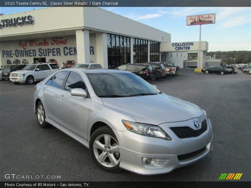 Classic Silver Metallic / Dark Charcoal 2010 Toyota Camry SE