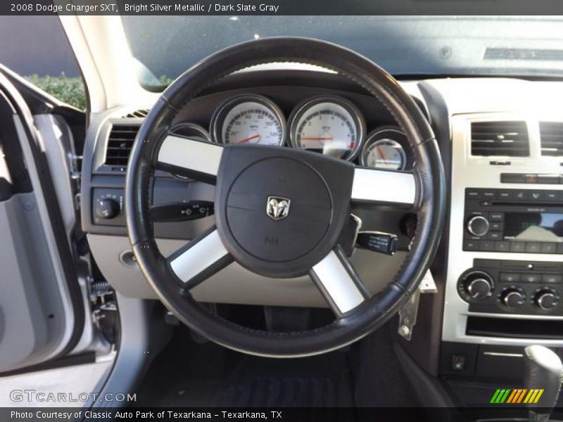 Bright Silver Metallic / Dark Slate Gray 2008 Dodge Charger SXT