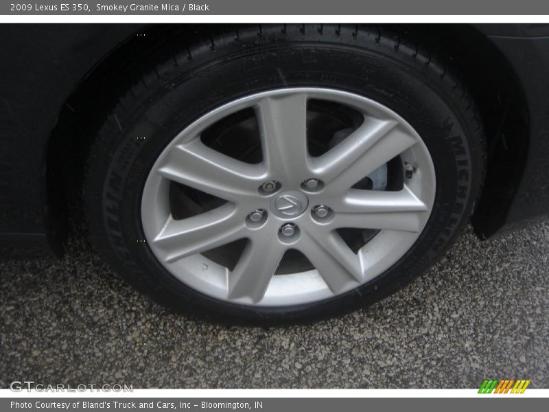 Smokey Granite Mica / Black 2009 Lexus ES 350