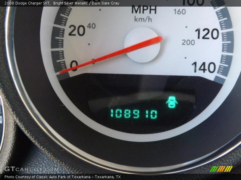 Bright Silver Metallic / Dark Slate Gray 2008 Dodge Charger SXT