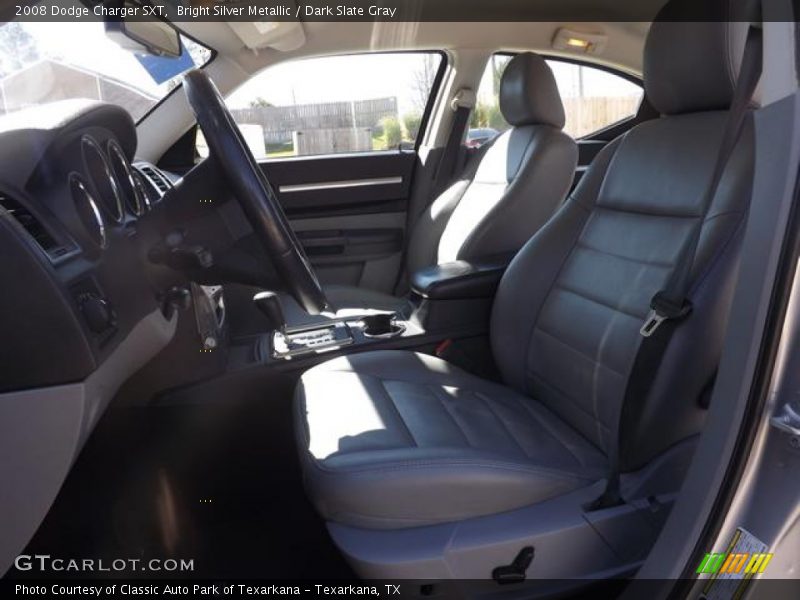 Bright Silver Metallic / Dark Slate Gray 2008 Dodge Charger SXT