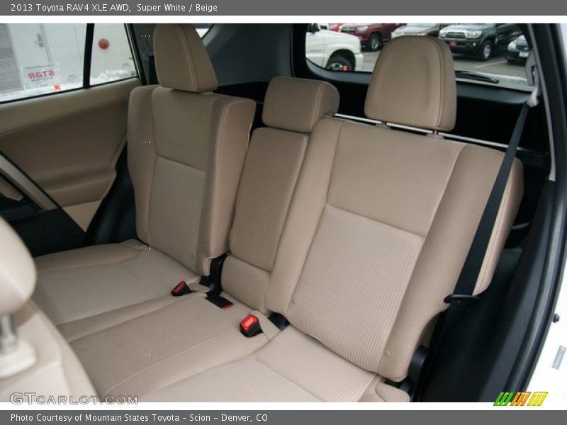 Super White / Beige 2013 Toyota RAV4 XLE AWD