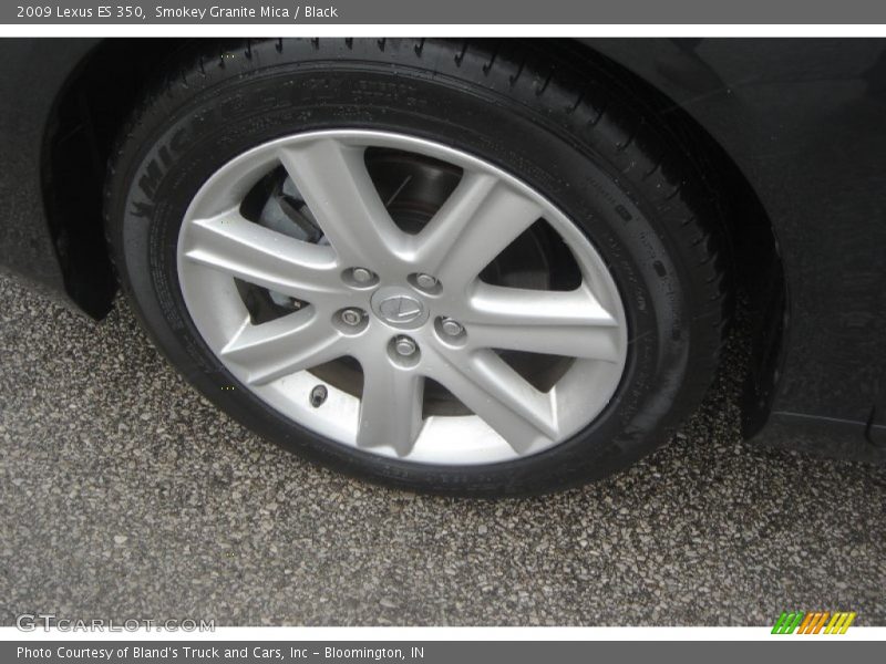 Smokey Granite Mica / Black 2009 Lexus ES 350