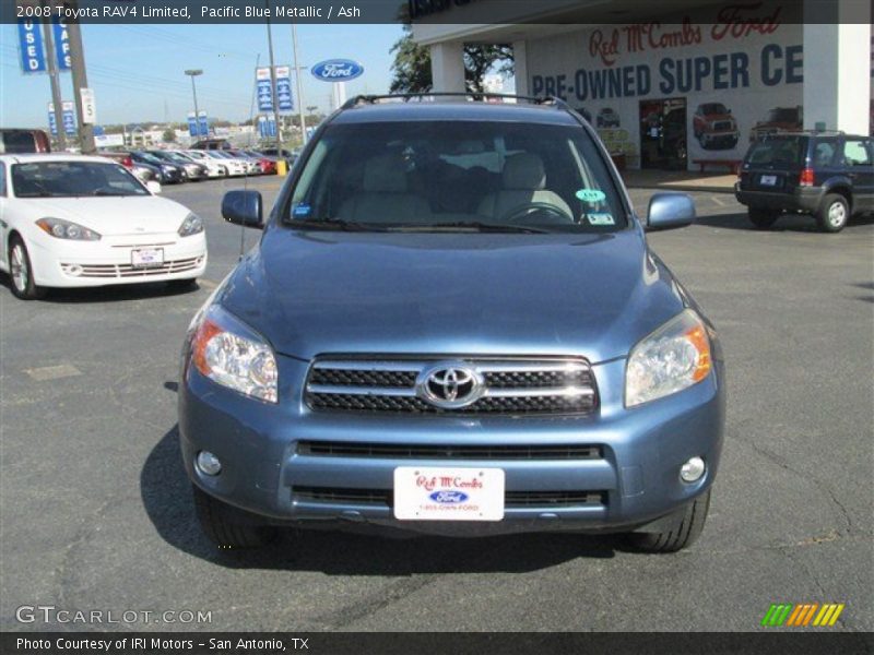 Pacific Blue Metallic / Ash 2008 Toyota RAV4 Limited