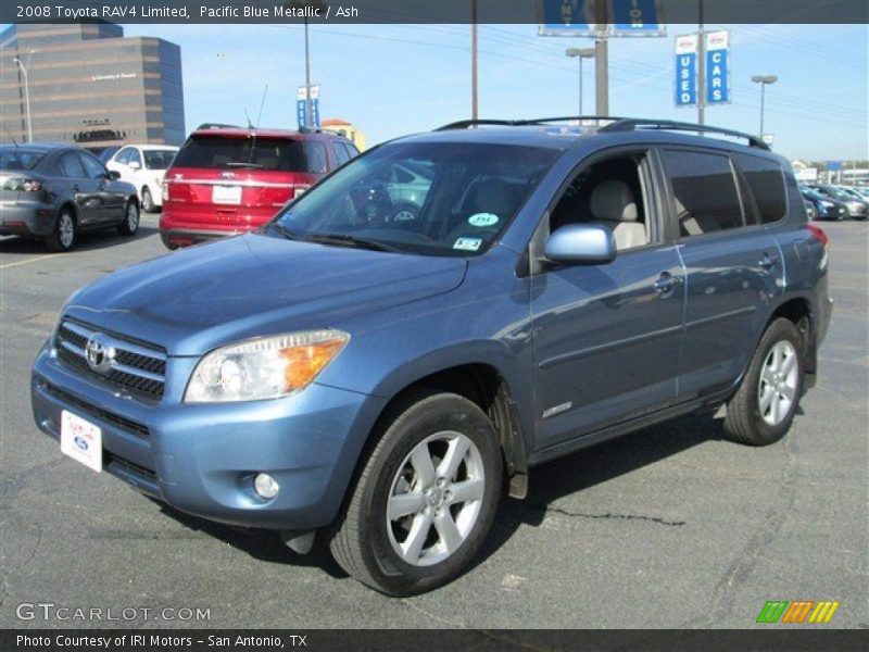 Pacific Blue Metallic / Ash 2008 Toyota RAV4 Limited