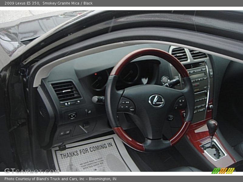 Smokey Granite Mica / Black 2009 Lexus ES 350