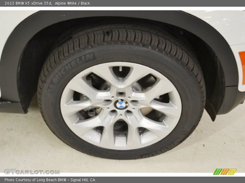 Alpine White / Black 2013 BMW X5 xDrive 35d