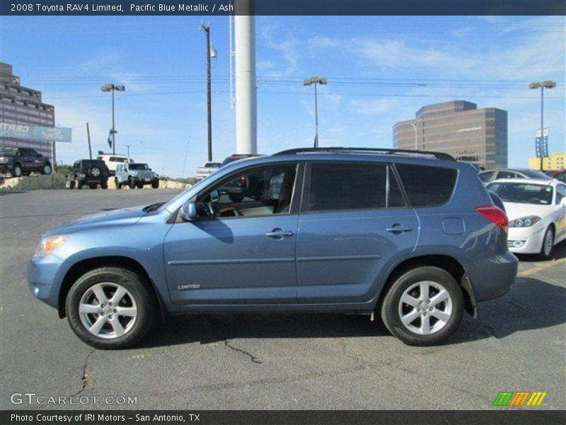 Pacific Blue Metallic / Ash 2008 Toyota RAV4 Limited