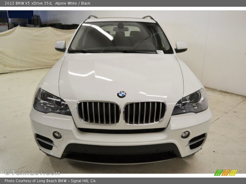 Alpine White / Black 2013 BMW X5 xDrive 35d