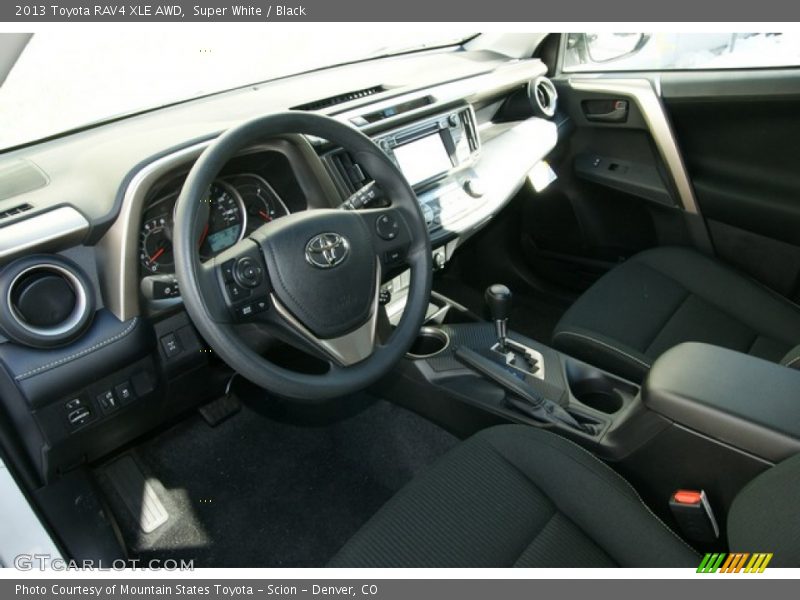 2013 RAV4 XLE AWD Black Interior