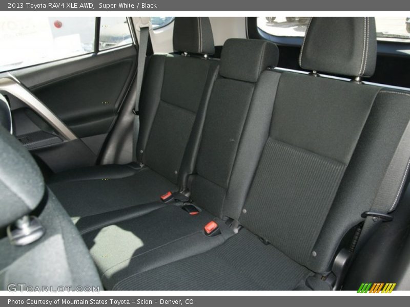 Rear Seat of 2013 RAV4 XLE AWD