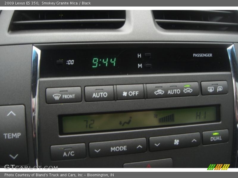 Smokey Granite Mica / Black 2009 Lexus ES 350