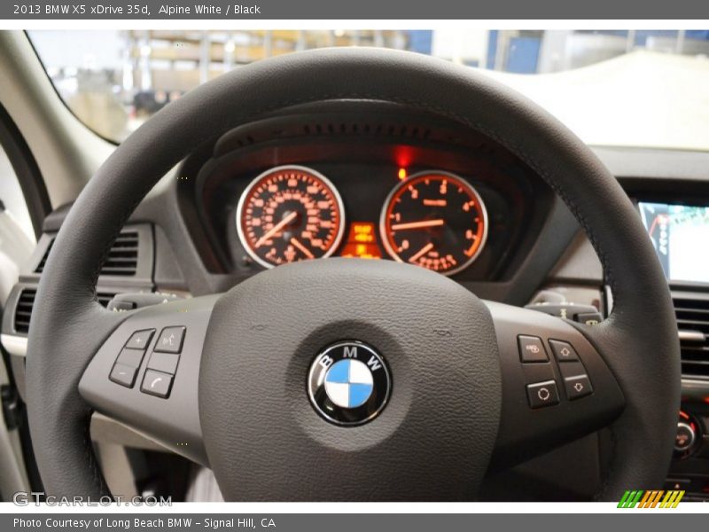 Alpine White / Black 2013 BMW X5 xDrive 35d