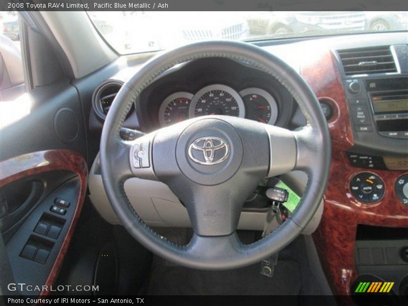 Pacific Blue Metallic / Ash 2008 Toyota RAV4 Limited