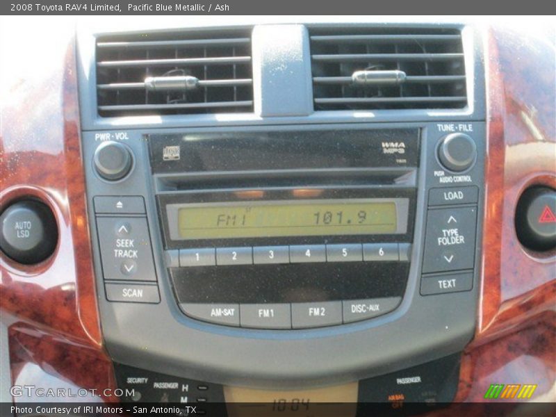 Pacific Blue Metallic / Ash 2008 Toyota RAV4 Limited