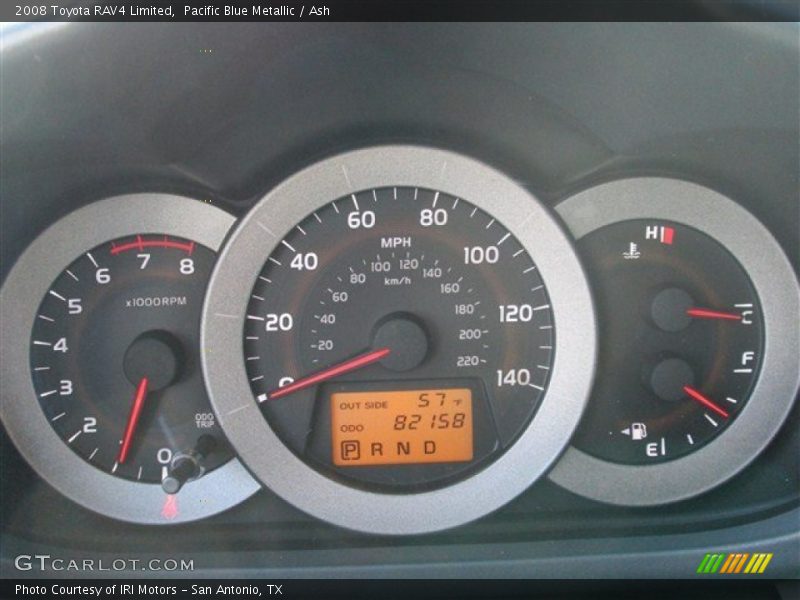 Pacific Blue Metallic / Ash 2008 Toyota RAV4 Limited