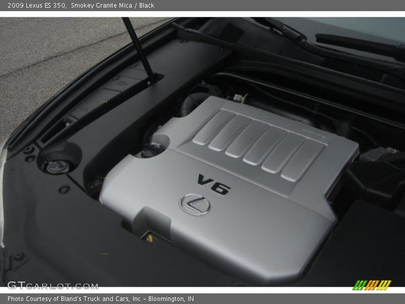 Smokey Granite Mica / Black 2009 Lexus ES 350