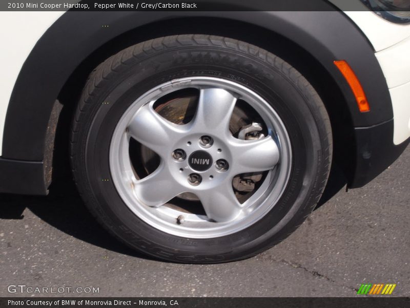 Pepper White / Grey/Carbon Black 2010 Mini Cooper Hardtop