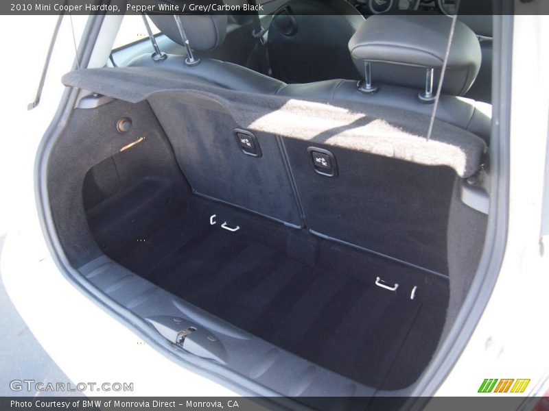 Pepper White / Grey/Carbon Black 2010 Mini Cooper Hardtop
