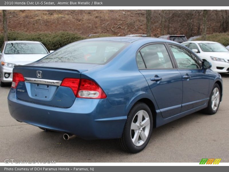 Atomic Blue Metallic / Black 2010 Honda Civic LX-S Sedan