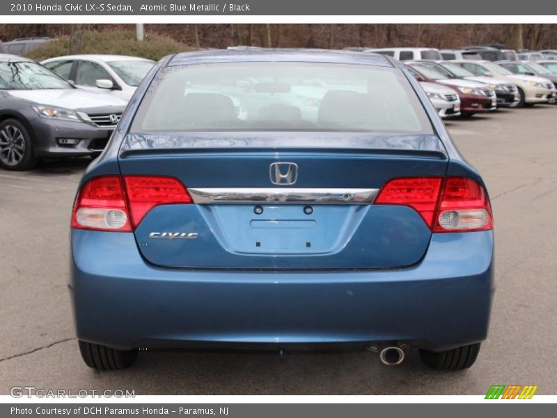 Atomic Blue Metallic / Black 2010 Honda Civic LX-S Sedan