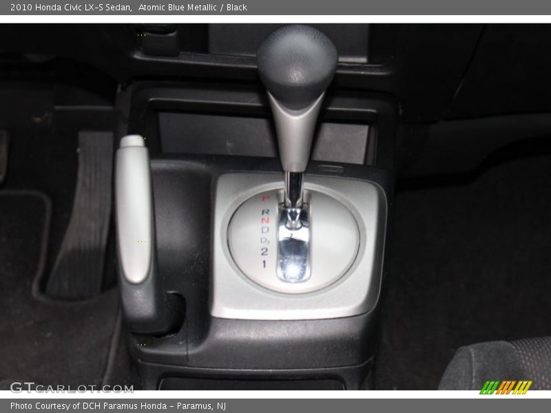 Atomic Blue Metallic / Black 2010 Honda Civic LX-S Sedan