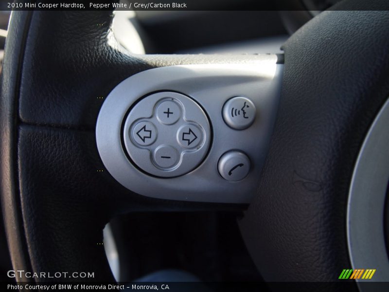 Pepper White / Grey/Carbon Black 2010 Mini Cooper Hardtop