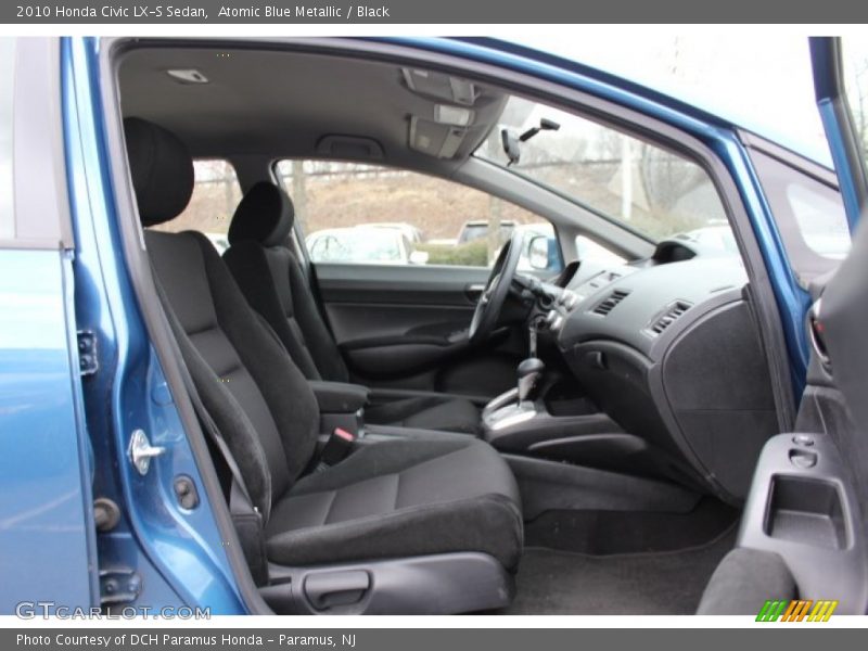 Atomic Blue Metallic / Black 2010 Honda Civic LX-S Sedan
