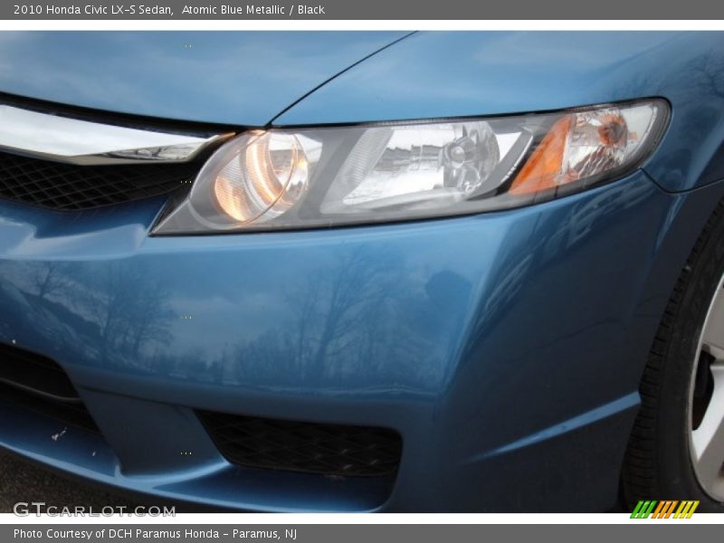 Atomic Blue Metallic / Black 2010 Honda Civic LX-S Sedan