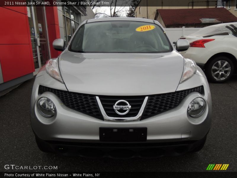 Chrome Silver / Black/Silver Trim 2011 Nissan Juke SV AWD