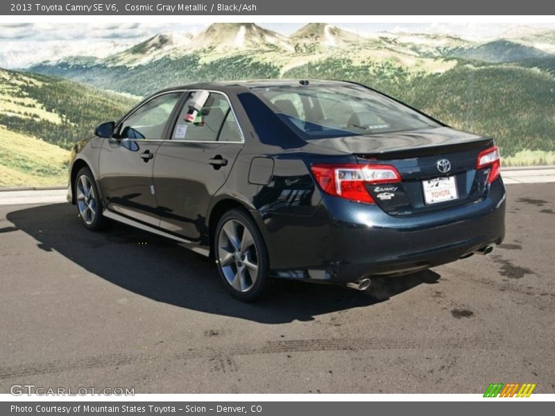 Cosmic Gray Metallic / Black/Ash 2013 Toyota Camry SE V6