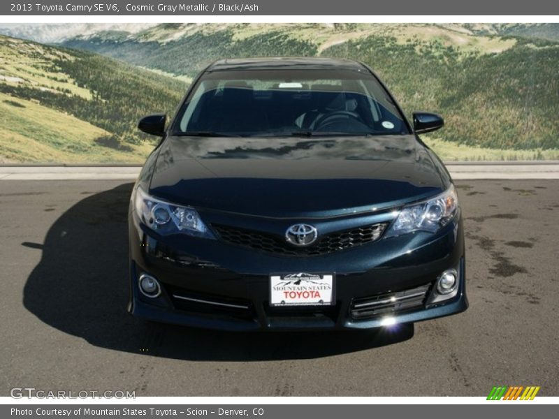 Cosmic Gray Metallic / Black/Ash 2013 Toyota Camry SE V6