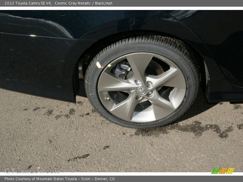 Cosmic Gray Metallic / Black/Ash 2013 Toyota Camry SE V6