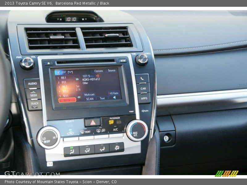 Barcelona Red Metallic / Black 2013 Toyota Camry SE V6