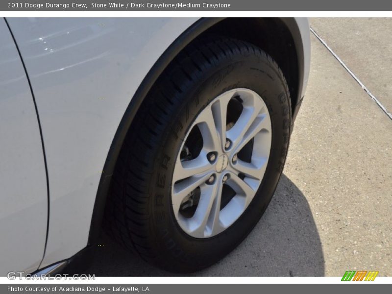 Stone White / Dark Graystone/Medium Graystone 2011 Dodge Durango Crew