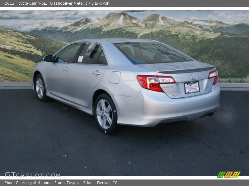 Classic Silver Metallic / Black/Ash 2013 Toyota Camry SE