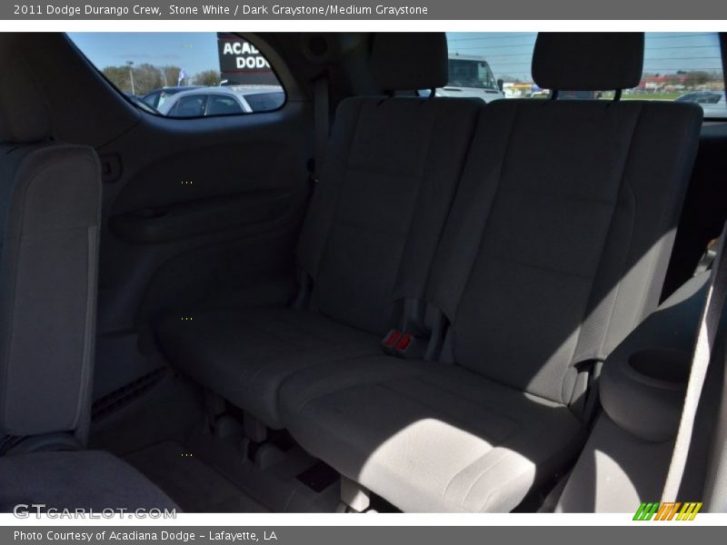 Stone White / Dark Graystone/Medium Graystone 2011 Dodge Durango Crew