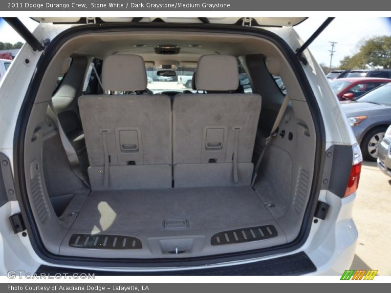 Stone White / Dark Graystone/Medium Graystone 2011 Dodge Durango Crew
