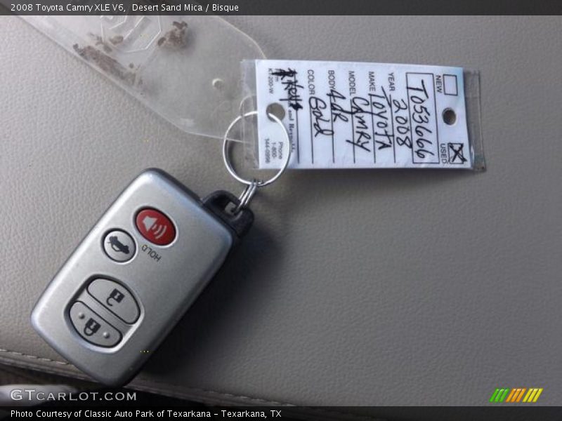 Desert Sand Mica / Bisque 2008 Toyota Camry XLE V6